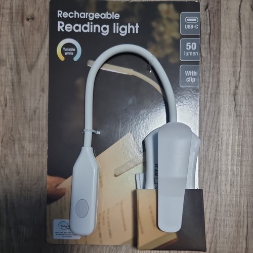 Led leseleuchte mit clip - clip, usb-c