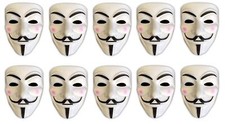 10er Set V wie Vendetta Maske