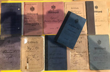 11 Stück alte Soldbuch