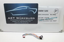 Radioadapterkabel Stecker Antenne Zwischenst Umrüsten BMW 320i Limo E46 02 INT21