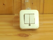 Aufputz Serienschalter, Fa. Busch-Jaeger