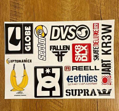 Alter skate stickerbogen - alter, dc