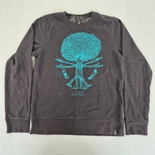 ELEMENT Sweatshirt Medium Grey Herren Baumwollmischung Grafikdruck