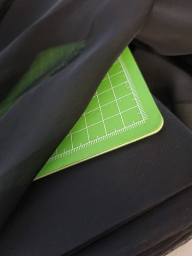 Chiffon schwarz dekostoff - chiffon,