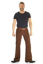 Comycom Herren Cord Bootcut Hose braun