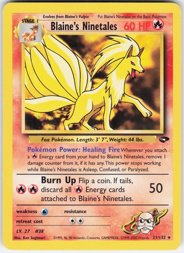 Pokemon blaine ninetales - pokemon, blaine's