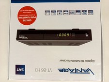 Vantage VT-86 HD Sat Receiver HDMI USB PVR Digital Schwarz Kabelgebunden