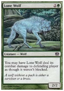 Magic mtg einsamer wolf - magic/mtg,
