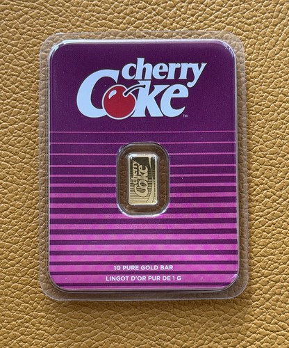 Lingote oro 9999 cherry coke - lingote,