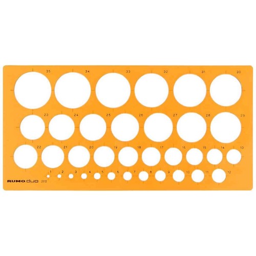 Rumold kreisschablone mm - rumold, 1-35