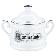 Konfitürendose Kronester Bavaria Anno Dazumal Guten Appetit schwarz