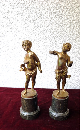 Antikes paar putten figuren - putten,