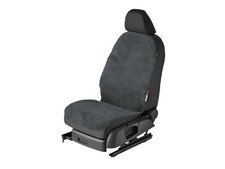 ULTIMATE SPEED® Lammfell-Autositzbezug, mit Tunnelzugsystem (anthrazit) - B-Ware