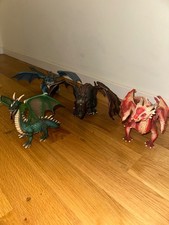 Schleich Drachen, Drachenreiter  Eldrador 4 Stück - Sehr gut 