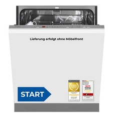 Exquisit Einbau-Geschirrspüler, Startzeitvorwahl, EGSP56312-E-030E silber