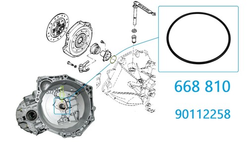 Oring führung ausrücklager - führung,
