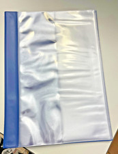 100 x Aktendeckel A4 Aufbewahrungstasche blau Dokumentenmappe Sammelmappe