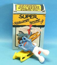 RENNRODLER 40201 SUPER Schlumpf :  Nr. 1 Schlitten hellgelb Schleich MiB OVP