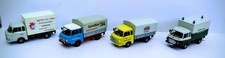 DDR Modellbau 1:87 H0 4 Stück Barkas B1000 mit  Kofferaufbau/Pritsche