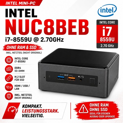 Intel nuc8beb 8559u 70ghz - nuc8beb, 2.70ghz