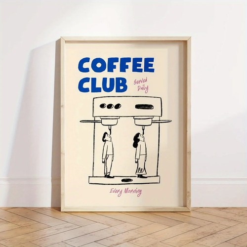 Coffee club poster - poster, druck
