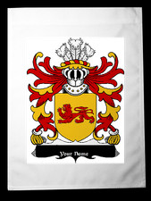 Flagge Wappen Familie Crest -