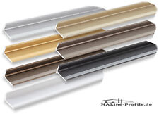 Abschlussleiste Abdeckprofil Universal Alu Wandabschluss Dehnungsprofil Laminat
