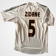 Vintage Adidas Real Madrid Heimtrikot 2004/05 Zidane Größe M