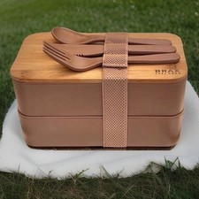 Bambusdeckel Brotzeit Frisch