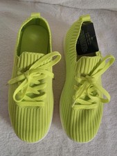 Damen-Sneaker Damenschuhe Strick-Optik gr 38 (5) von Strandfein QVC in Limette