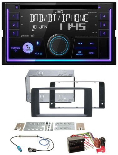 Jvc mp3 usb 2din dab - mp3, bluetooth