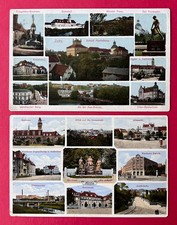 2 x Mehrbild AK ZEITZ 1917/25