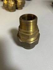 6 Stck. Messing Fitting Messing PE Rohr DN 25 32x3 Klemmverbinder Verschraubung