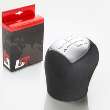 KNAUF SPITZE HEBEL SCHWARZ SILBER FÜR RENAULT TWINGO II CN0 8200208090