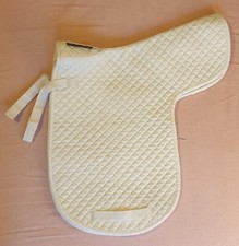 Satteldecke DR Weiß Reiten Pferde Sport Freizeit Reitschule Turnier od Holzpferd