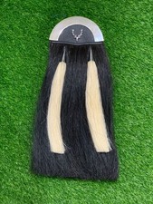 Scottish Kilt Sporran Original Pferdehaar Schwarzhaar Piper Kilt Sporran