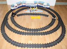 playmobil eisenbahn rce zum schieben weichen bahnsteig mittelwagen figuren