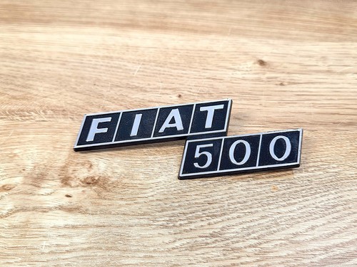Fiat 500 emblem schriftzug - schriftzug, /