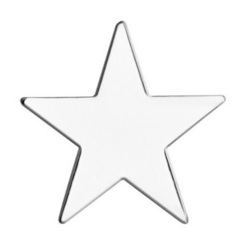 Silber stern abzeichen - stern,
