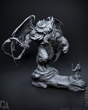 Herr der Ringe Diorama Balrog
