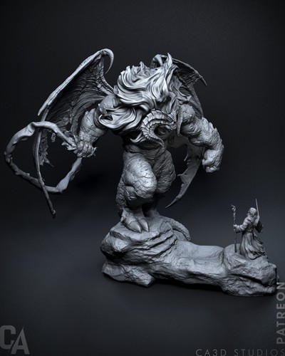 Herr der ringe diorama balrog - herr,