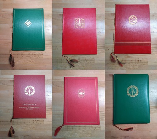 Ddr urkundenmappen - ddr, a4