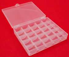 Spulenbox für 25 Unterfadenspulen (Box für Nähmaschinenspulen, Spulenkasten)