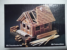 Fachwerkhaus 505 "Compact" Bausteinkasten Modelbauhaus Ziegel Holz Mörtel f. LGB
