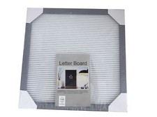 Rillentafel Buchstabentafel inkl.145 Buchstaben und Zahlen,30 x 30 cm Stecktafel