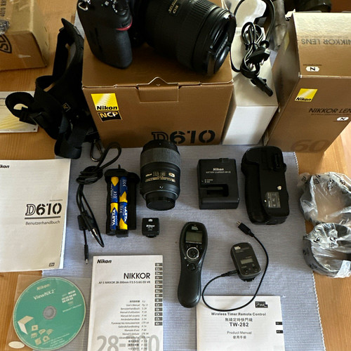 Nikon d610 dslr set - nikon, af-s