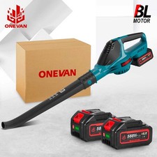 Akku Laubbläser Gebläse Laubsauger Mit 0、2 Akkus und Ladegerät Für 18V Makita