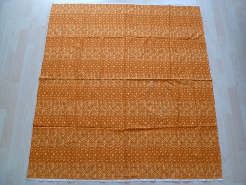 Vintage retro stoff orange - vintage,