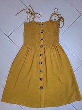 leichtes Sommerkleid, senfgelb, Größe S, neuwertig