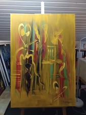 Außergewöhnliches Kunstwerk Öl auf Leinwand